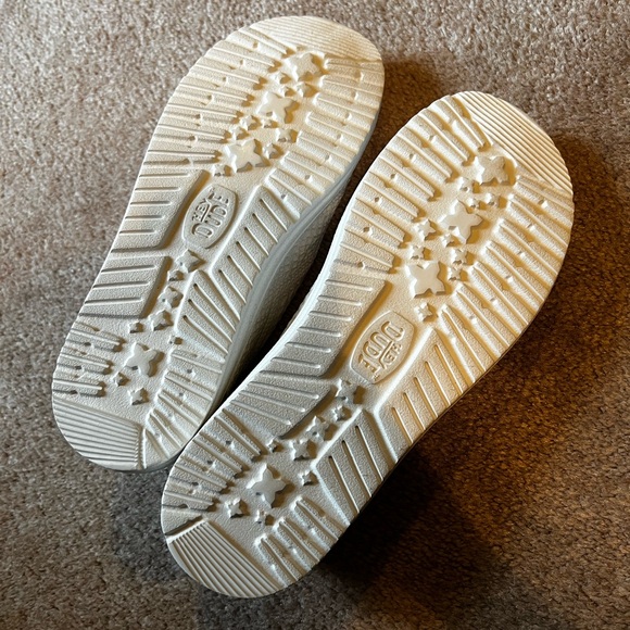 Hey Dude White and Turquoise Casual Shoes - Picture 5 of 6